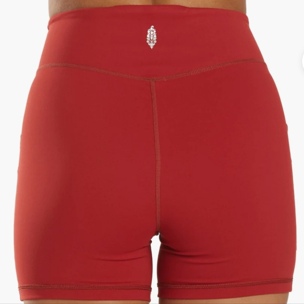 Free People Movement Wave Rider Twist Tie Front High Rise Bike Short - Picture 6 of 7
